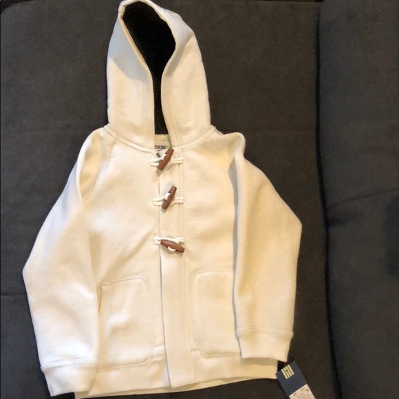 OshKosh Other - Cream hoodie with fleece lining in good.